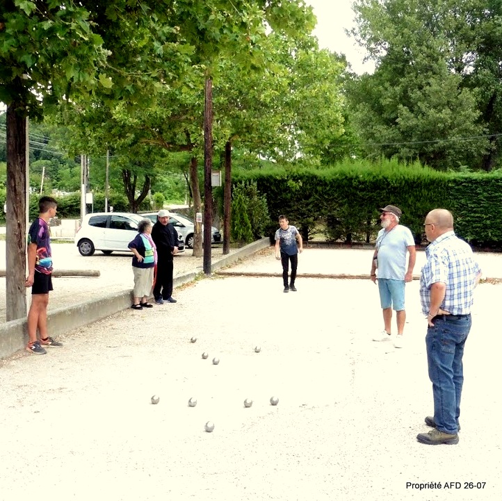 FINALE DU CONCOUR DE PETANQUE AFD